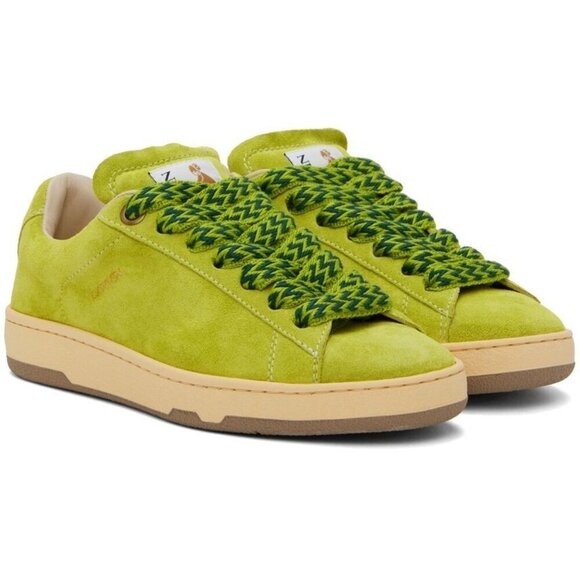 LANVIN Lite Curb Low Top Sneakers Asinth Green BNIB Size: 45 / 12 - Picture 1 of 11